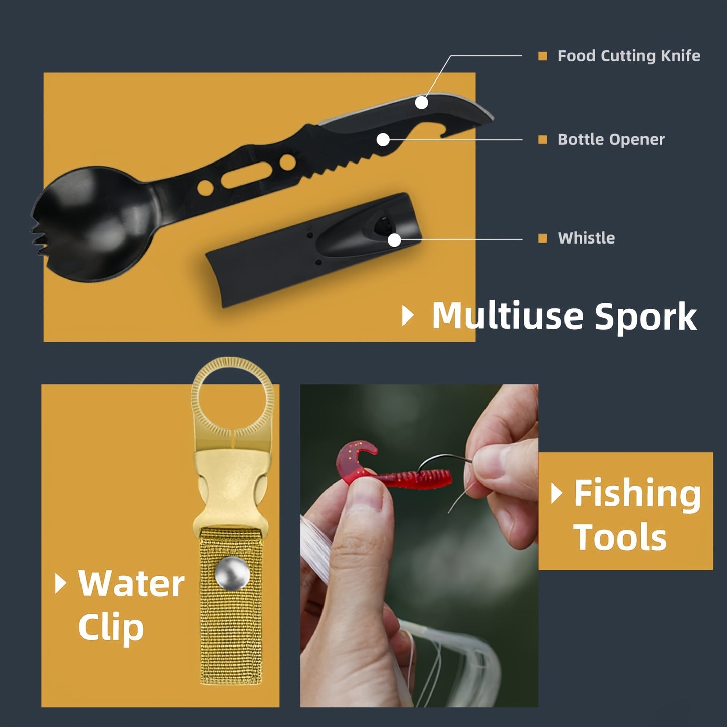 Lovewe Survival Kit, Gifts For Men Dad Husband Fathers Day, Emergency Survival Gear And Equipment 12 In 1, Fishing Camping Gear For Men, Camping Accessories, Cool Gadget, Camping Essentials
