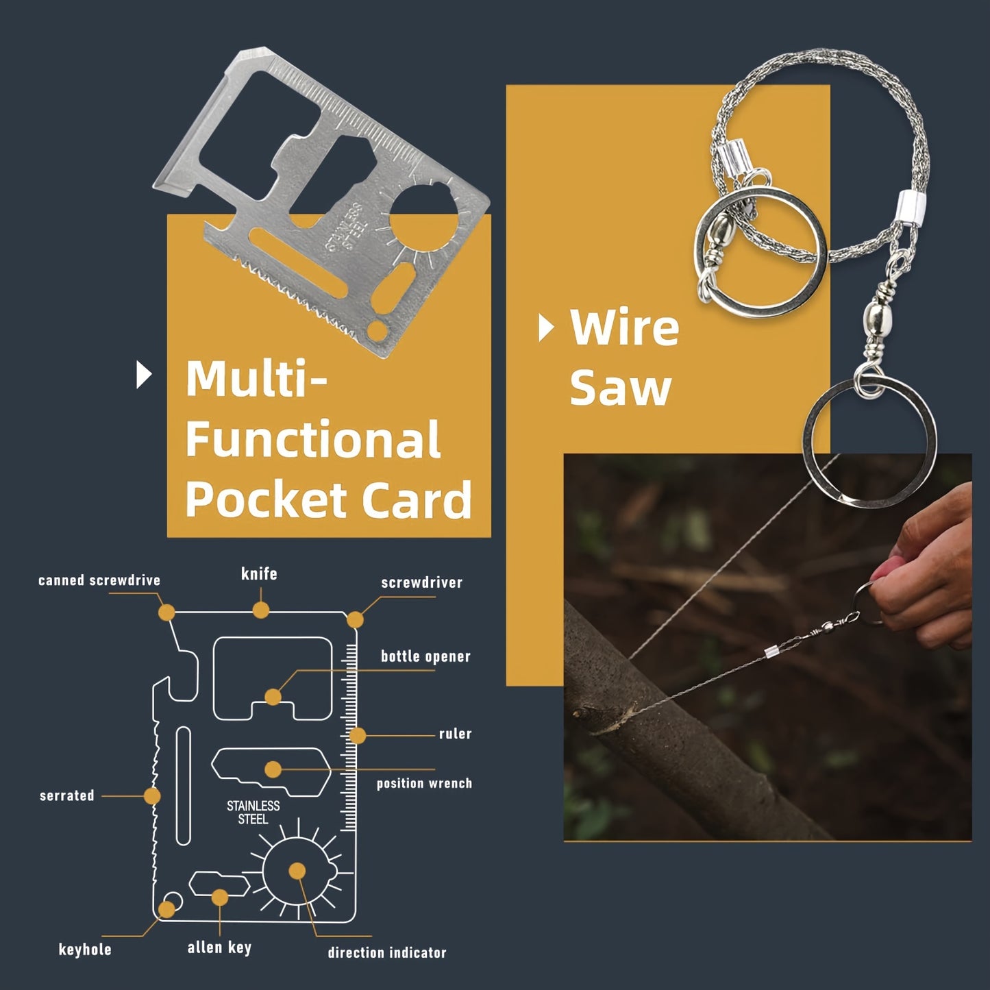 Lovewe Survival Kit, Gifts For Men Dad Husband Fathers Day, Emergency Survival Gear And Equipment 12 In 1, Fishing Camping Gear For Men, Camping Accessories, Cool Gadget, Camping Essentials