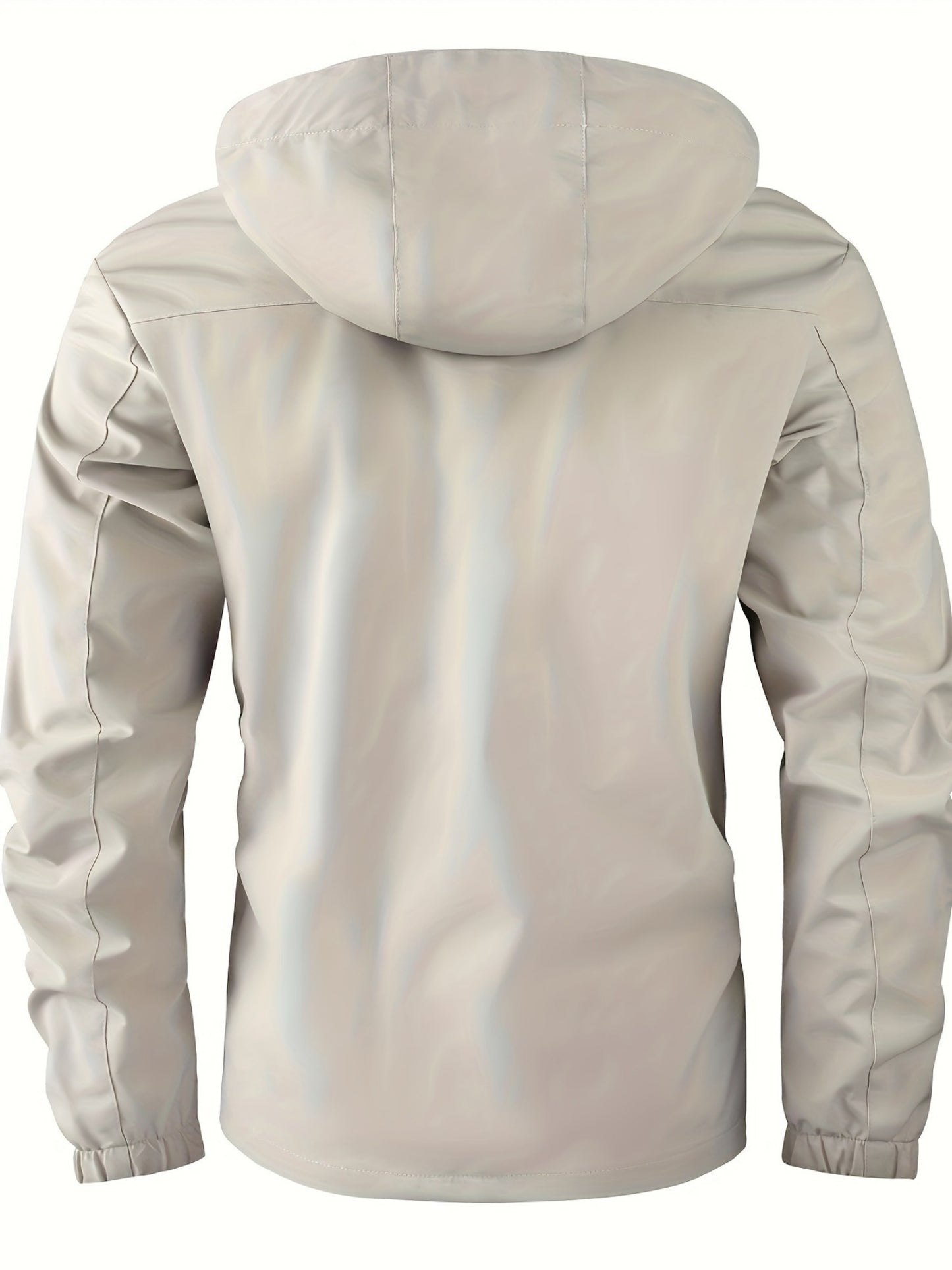 Adventure | Men's Lightweight Windproof Hooded Jacket with Multi-Functional Pockets - "FORGE YOUR OWN WAY" Design, Ideal for Spring/Fall Outdoor Activities, Hiking & Camping, Camping Gear | Minimalist Jacket, Hiking Accessori