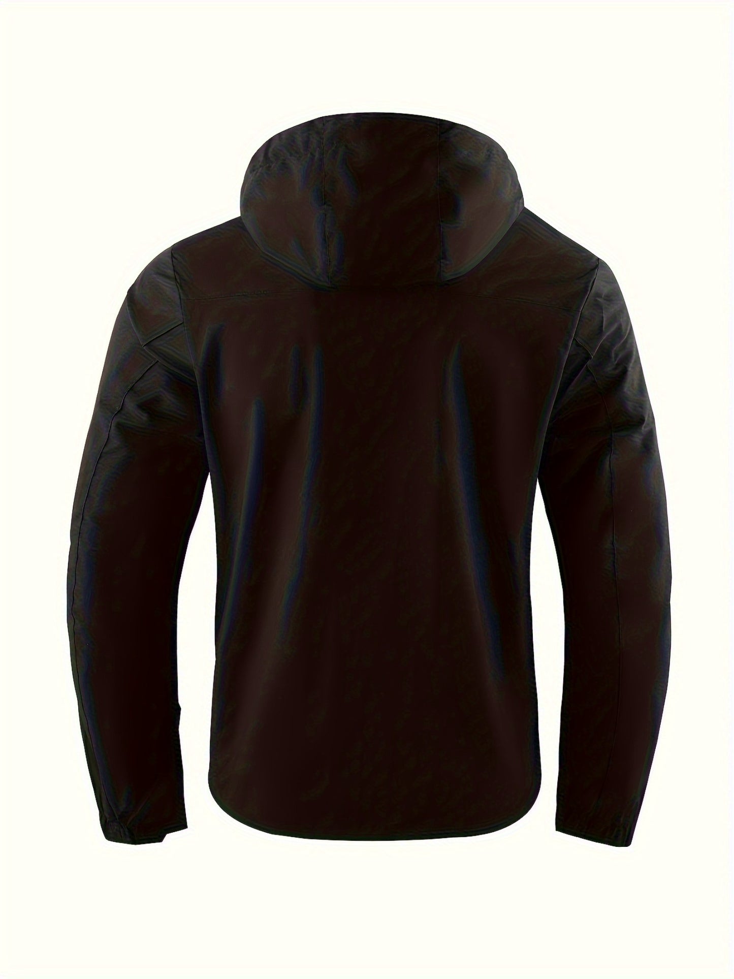 Adventure | Men's Lightweight Windproof Hooded Jacket with Multi-Functional Pockets - "FORGE YOUR OWN WAY" Design, Ideal for Spring/Fall Outdoor Activities, Hiking & Camping, Camping Gear | Minimalist Jacket, Hiking Accessori