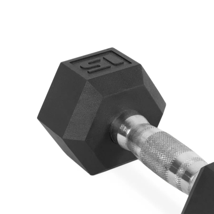 2 pack Barbell 3lb Rubber Hex Dumbbell Single