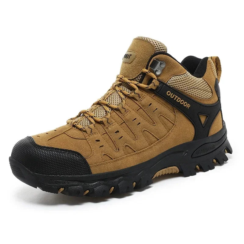 Men's Hiking Boots Comfortable Breathable Mountain Climbing Shoes Fashionable Sports Training Walking Shoes Functional Design