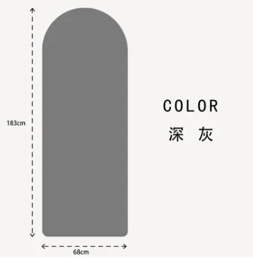 Anti Slip Custom Yoga Mats Eco Friendly Natural Rubber Oval Curve Pu Yoga Mat Arch Pill Shape Arched Yoga Mat Thick
