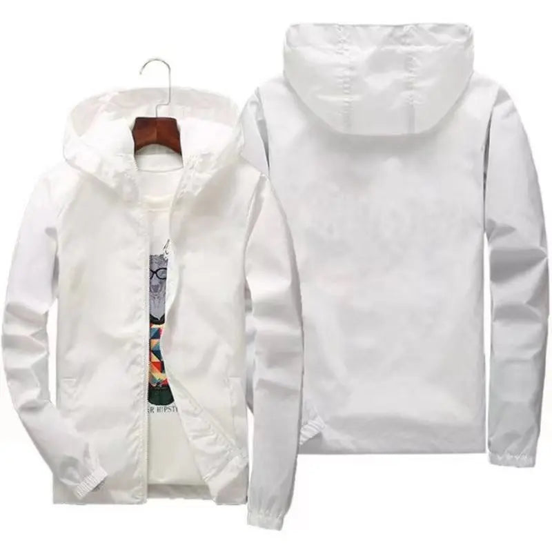 2024 New Outdoor Hiking Jackets Waterproof Hooded Windbreaker Coat Men Autumn Casual Fishing Tactics Military Jackets S-7XL