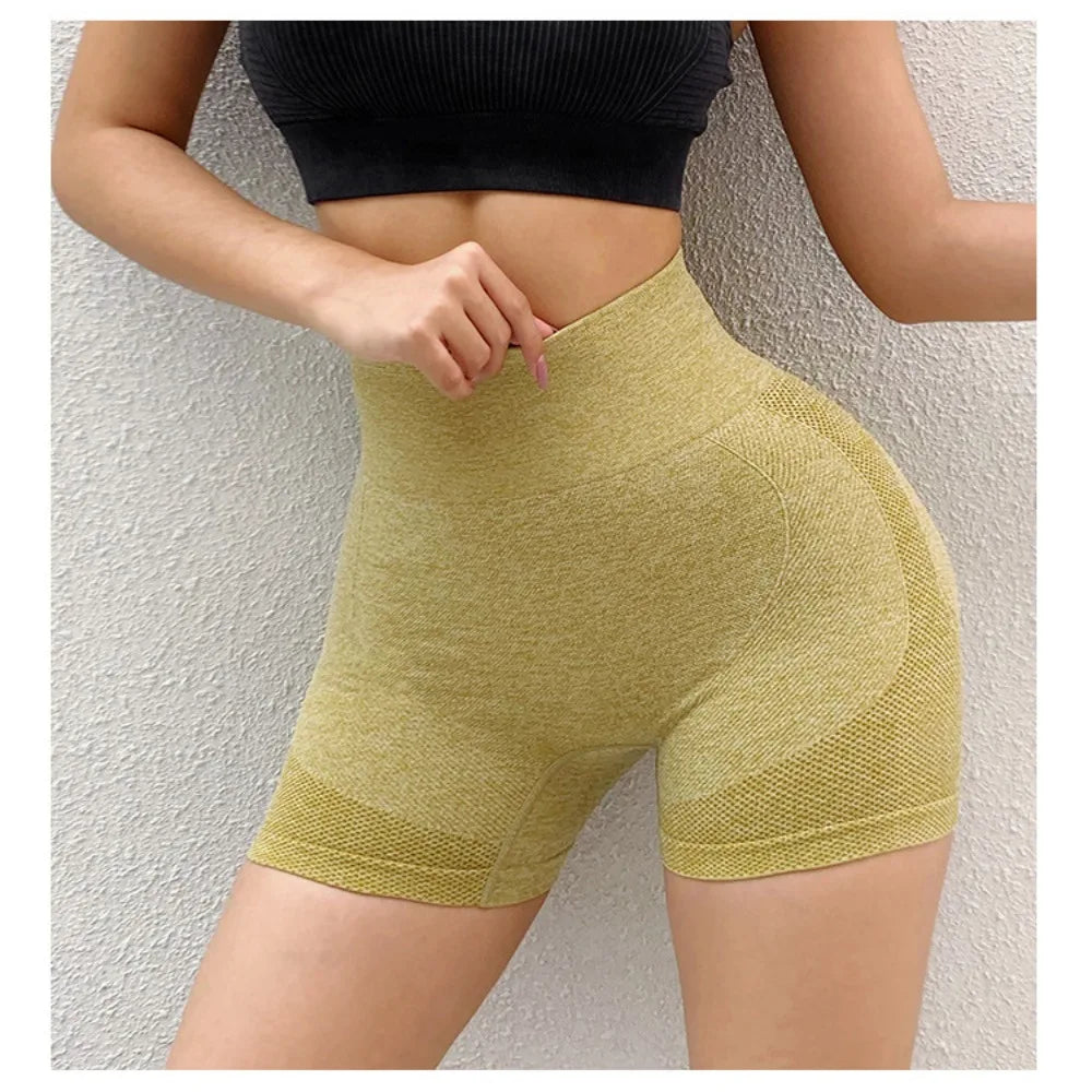 Sports Gym Workout Shorts For Cycling High Waist Cycling Shorts Lift Butt Shorts Short Pants Lady Yoga Shorts Yoga Clothing