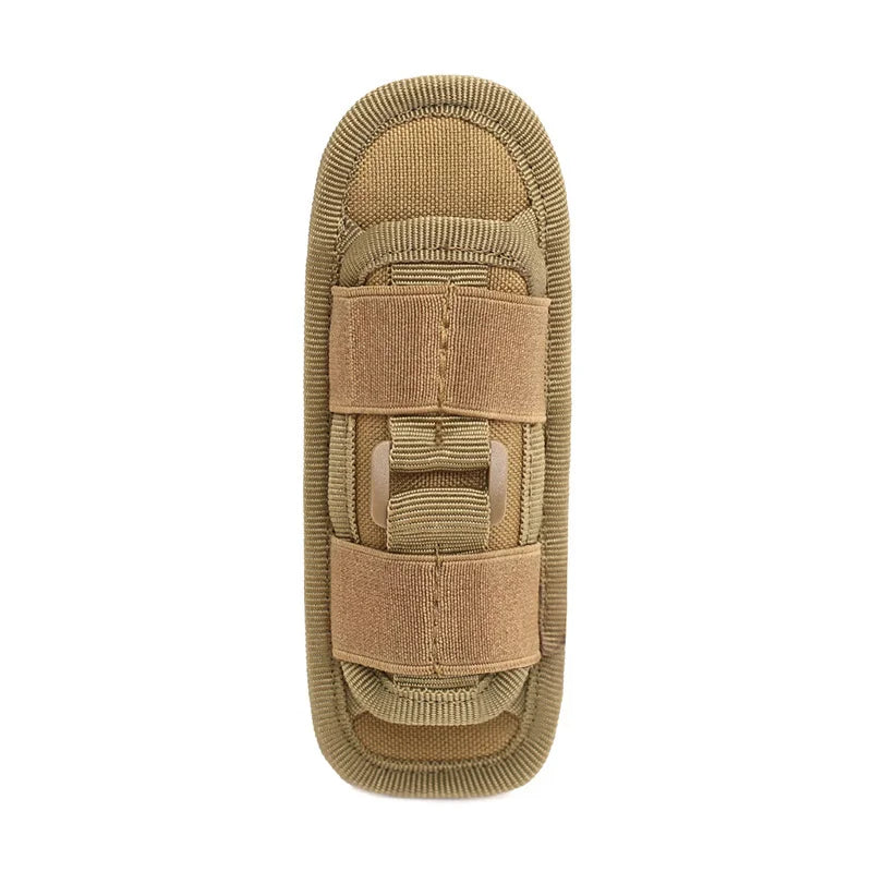 360-degree Rotating Belt Flashlight Bag, Outdoor Mountain Climbing and Hiking Flashlight Storage, Elastic Multi-purpose Tool Kit