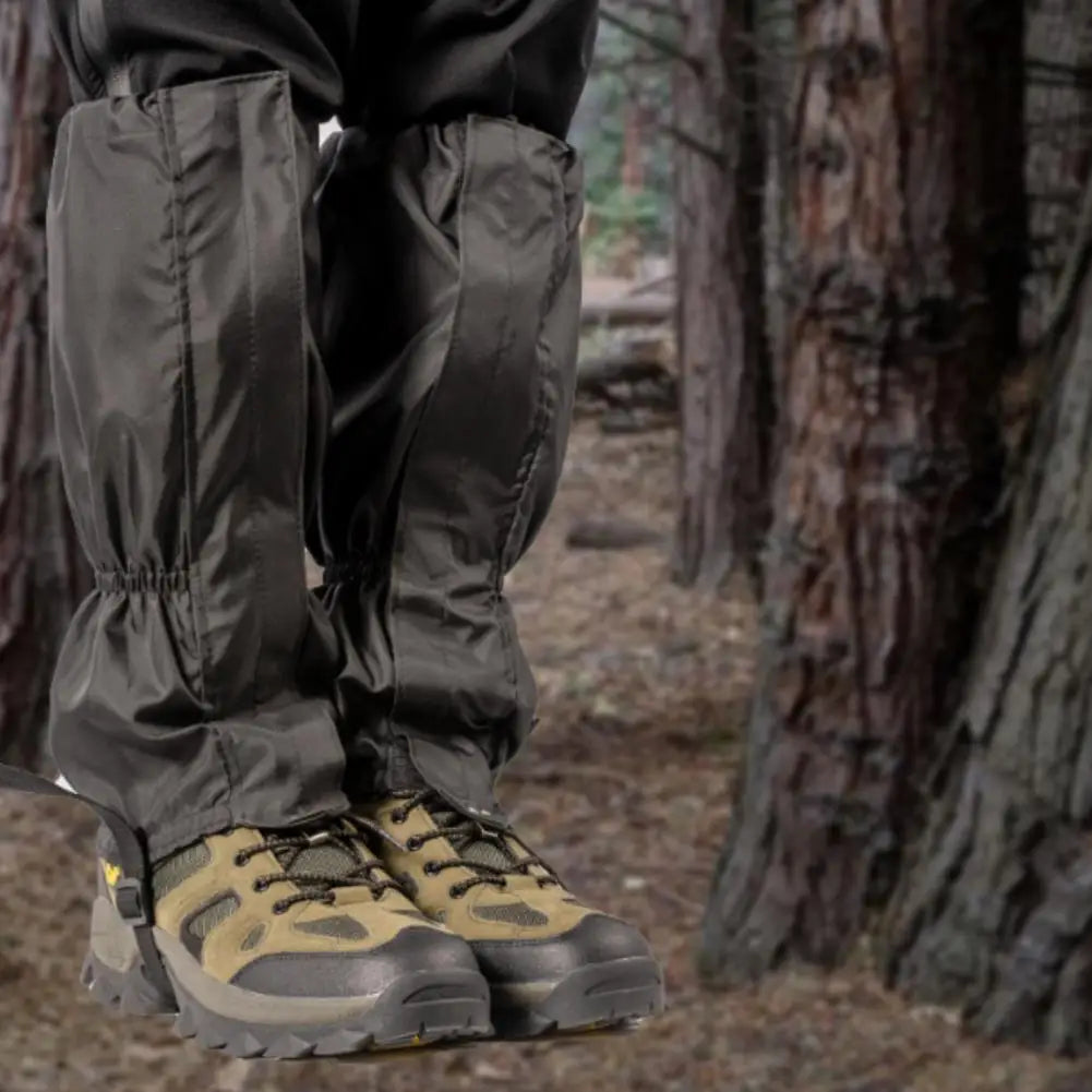 Hiking Leg Gaiters Waterproof Adjustable Leg Gaiters for Outdoor Activities Hiking Climbing Skiing Hunting Men Women Snow Boot