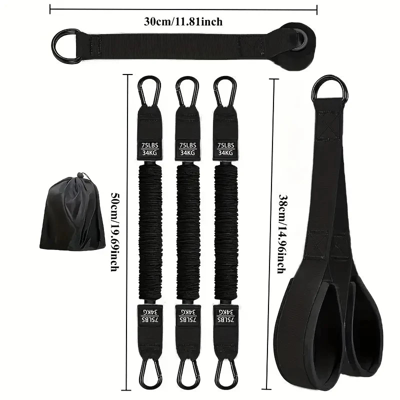 Sports Assistance Belt Fitness Home Equipment Indoor Tension Rope Elastic Rope Auxiliary Belt Puller Elastic Belt