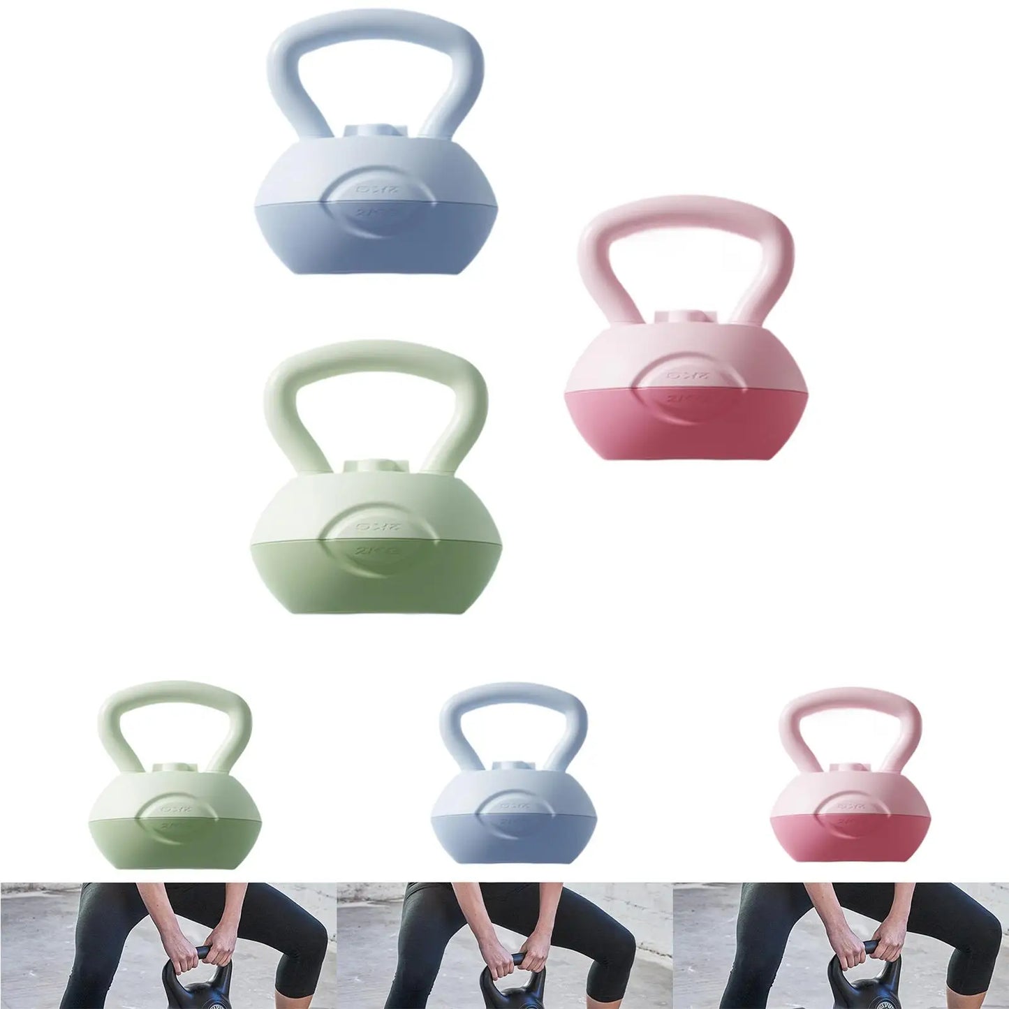 Water Filled Kettlebell Body Exercise Versatile Yoga Fitness Kettlebell