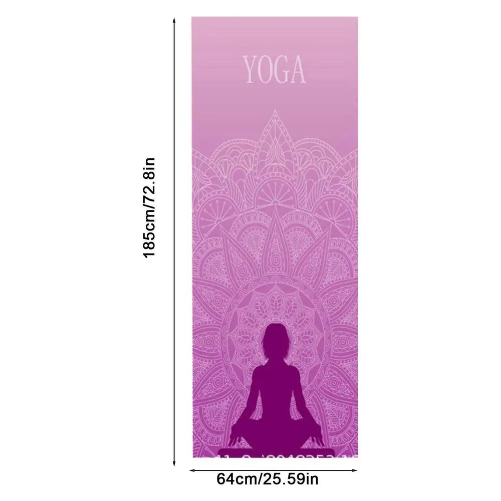 Yoga Towel Mat Sized Active Dry Non-slip Travel Beach Towel Microfiber Sweat Absorbent BeachEssentials For Hot Yoga Pilates