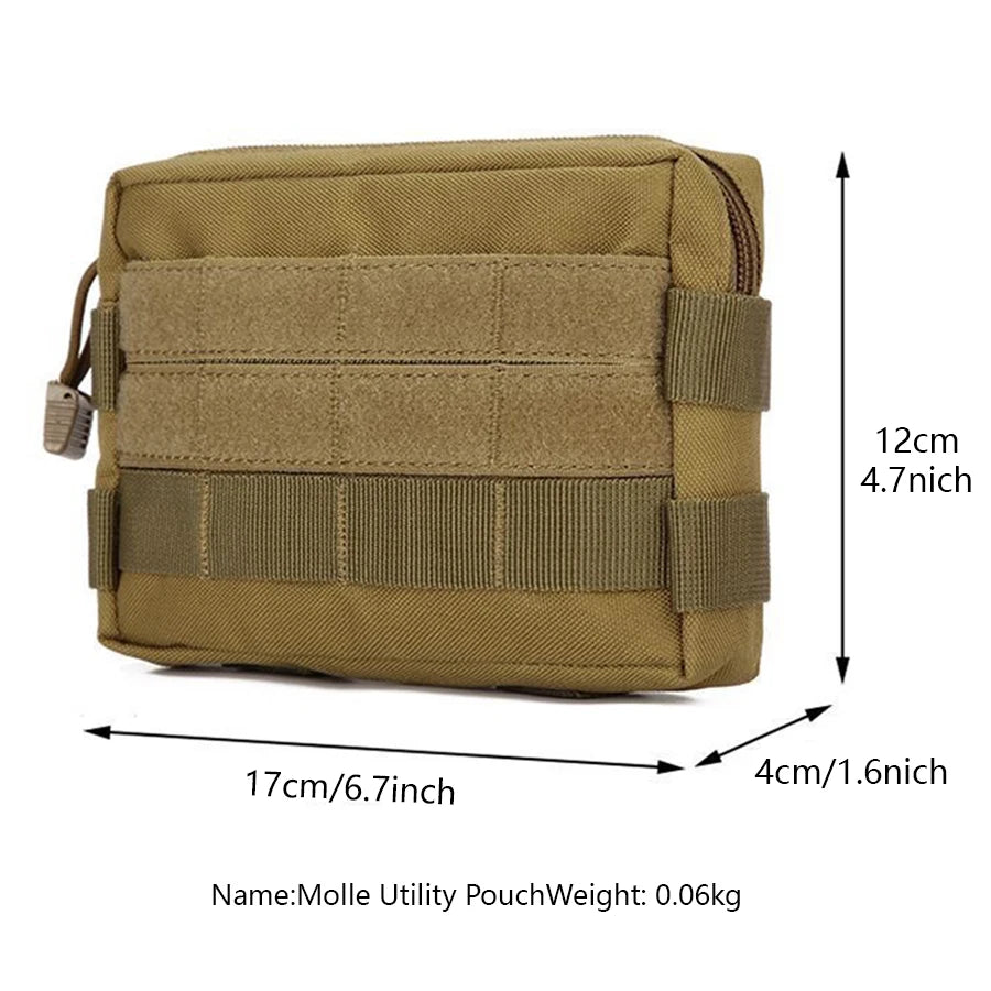 Outdoor daily carrying tool kit can be hung on the outdoor vest, outdoor backpack belt