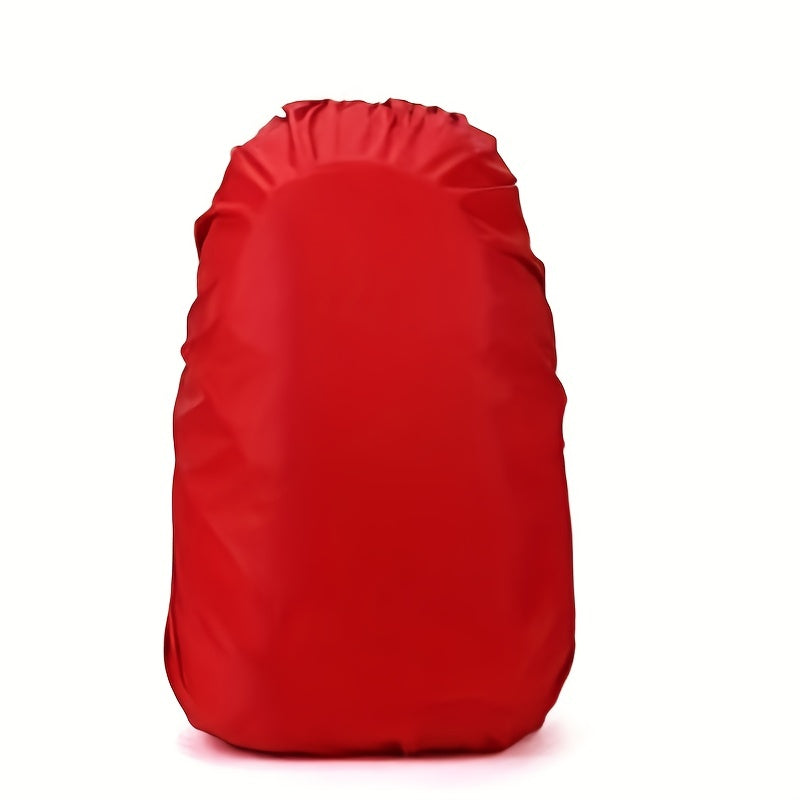 1pc 9.25gal Portable Outdoor Backpack with Cover - Durable Polyester, Ideal for Travel, Camping, and Sports Accessories, Camping Gear | Vibrant Backpack | Durable Backpack
