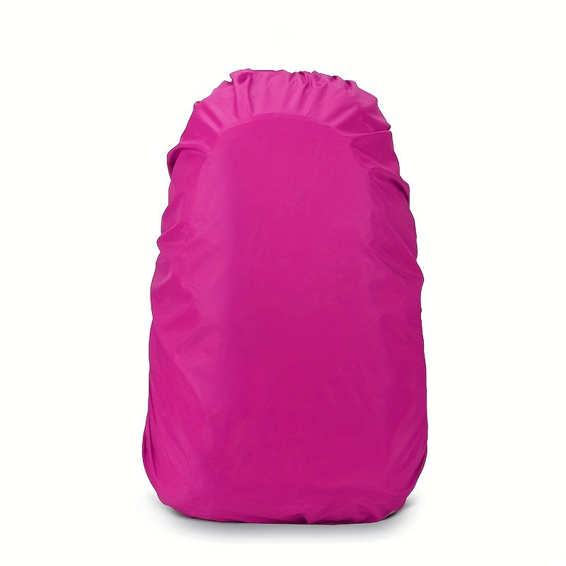 1pc 9.25gal Portable Outdoor Backpack with Cover - Durable Polyester, Ideal for Travel, Camping, and Sports Accessories, Camping Gear | Vibrant Backpack | Durable Backpack