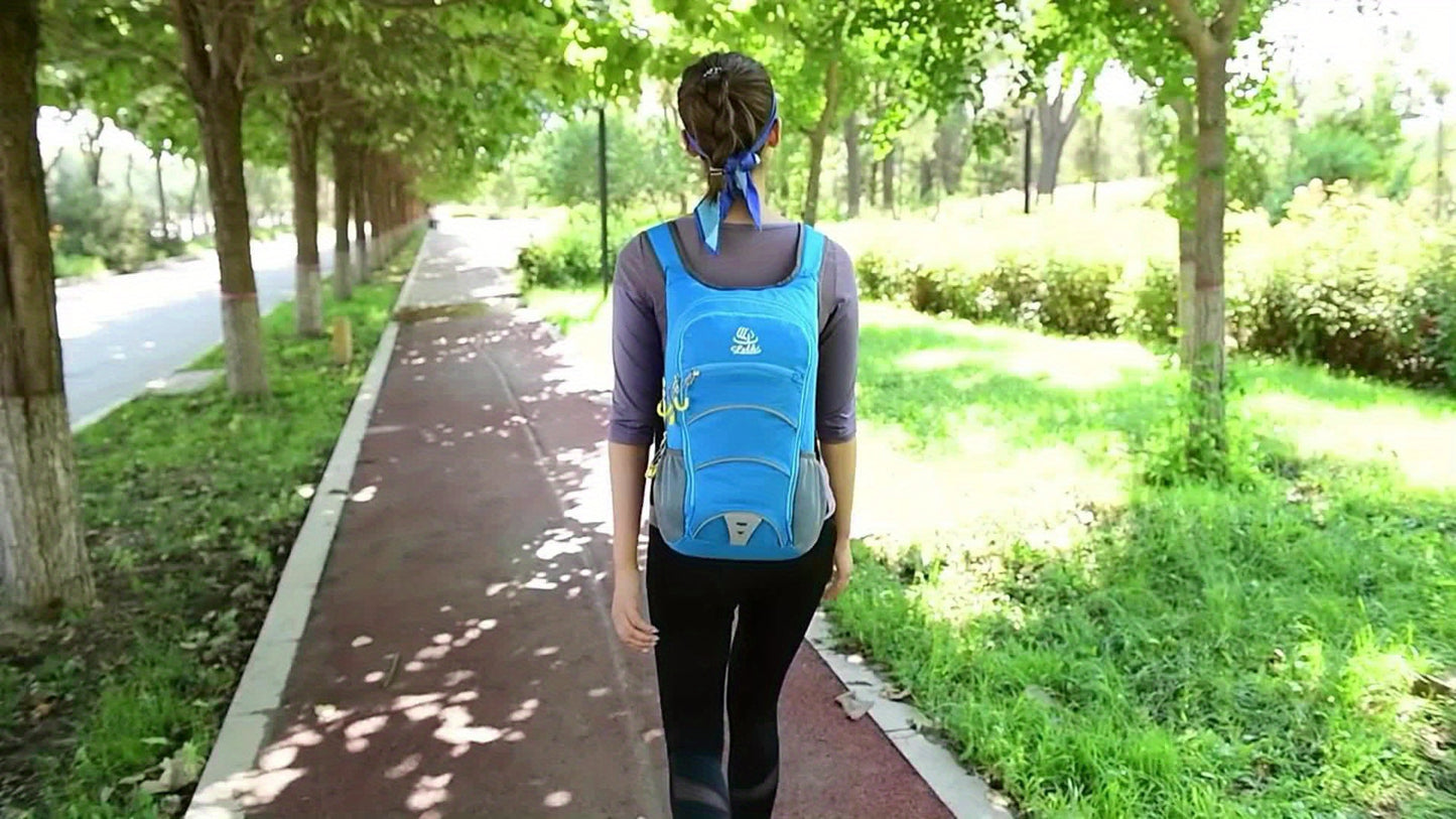 5.28gal Lightweight Outdoor Sports Backpack - Breathable, Adjustable Shoulder Straps, Tablet Compartment, Zipper Closure, Ideal for Hiking, Cycling, Camping, and Travel, Camping Gear