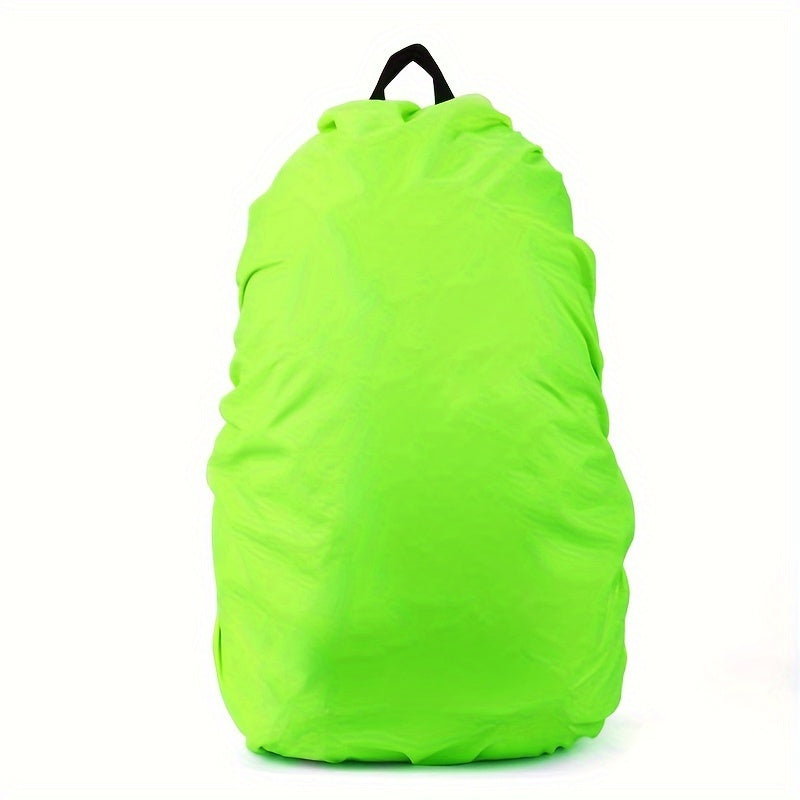 1pc 9.25gal Portable Outdoor Backpack with Cover - Durable Polyester, Ideal for Travel, Camping, and Sports Accessories, Camping Gear | Vibrant Backpack | Durable Backpack