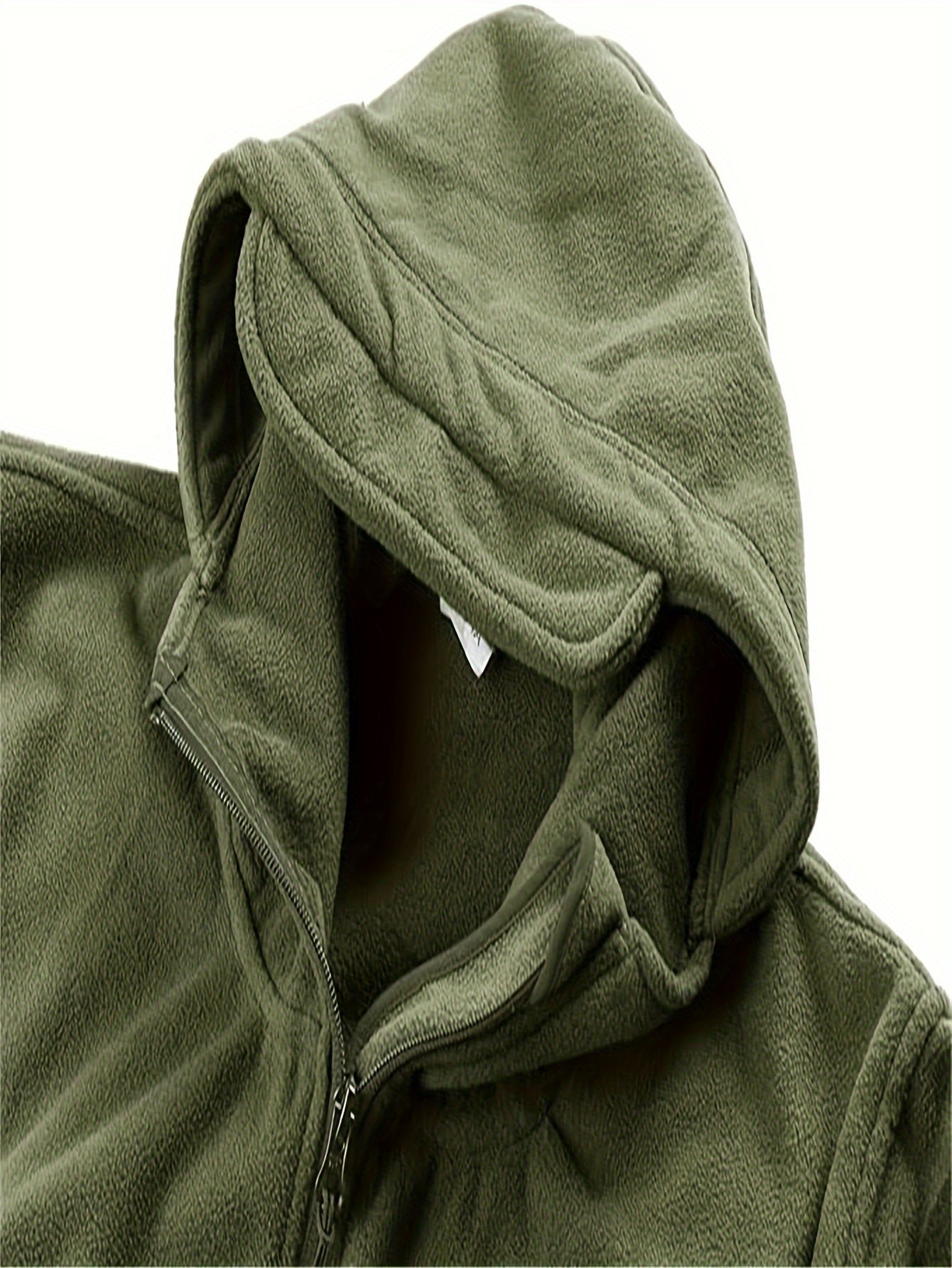 Men's Tactical Hooded Jacket - Warm, Windproof Outdoor Adventure Gear with Multiple Zip Pockets, Adjustable Straps, and Hook-and-loop Fastener Patches, Ideal for Hiking & Casual Wear, Khaki, Tactical Clothing|Sporty Hooded Ja