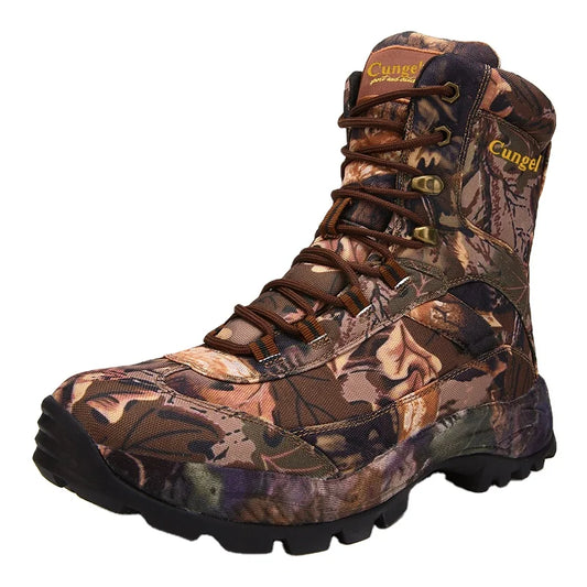 New Arrival High Quality Waterproof Hunting Camouflage Boot for Man USA Size Standard Online Fast Shipping Outdoor Hiking Shoes