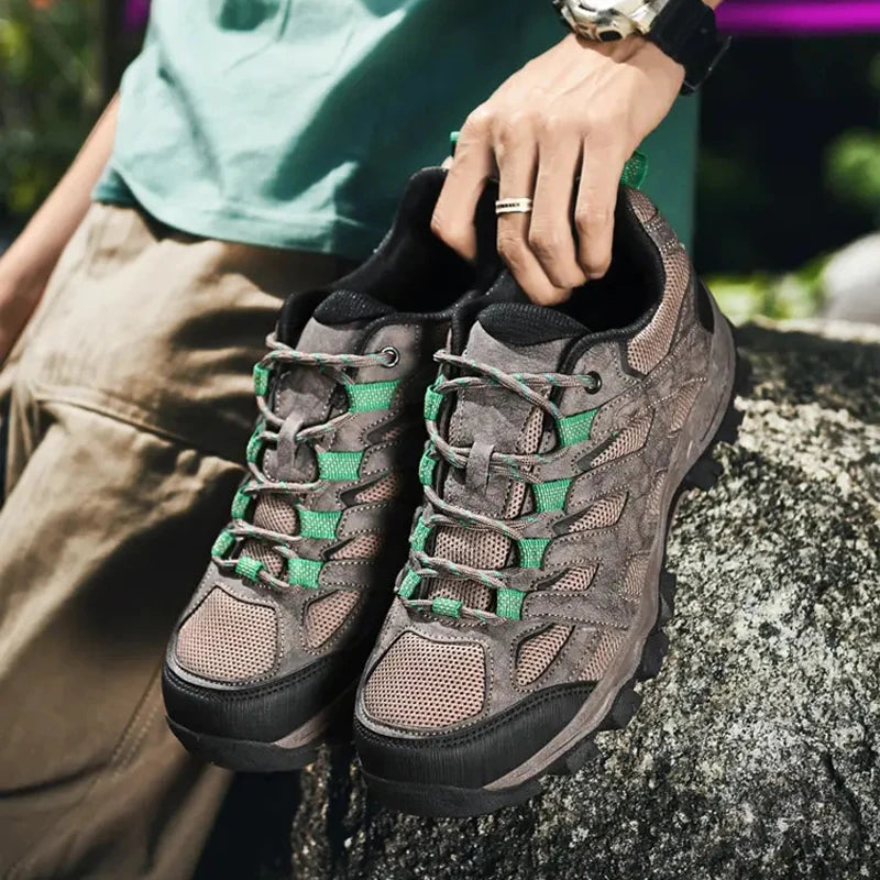 Customized High Climbing Hunting Comfortable Fashion High Quality Sneakers Waterproof Lace-up Training Hiking Shoes