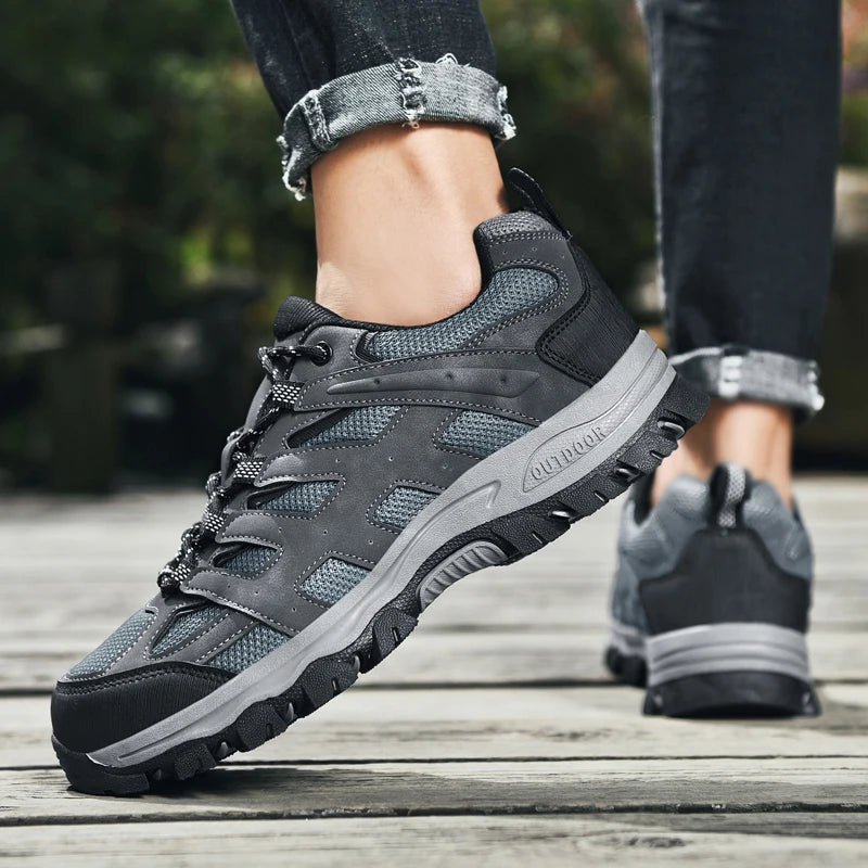 Customized High Climbing Hunting Comfortable Fashion High Quality Sneakers Waterproof Lace-up Training Hiking Shoes