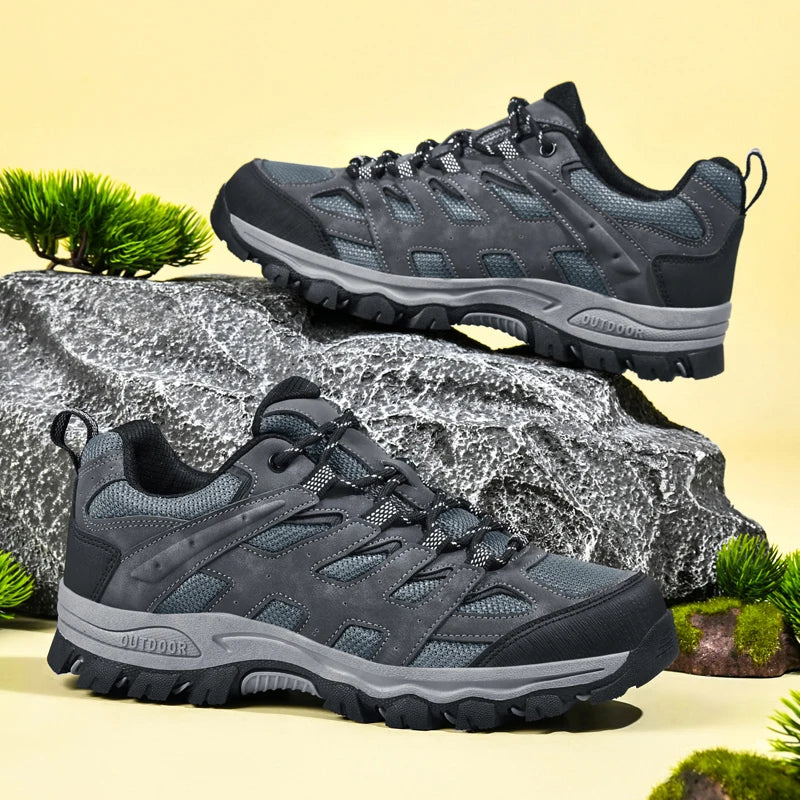 Customized High Climbing Hunting Comfortable Fashion High Quality Sneakers Waterproof Lace-up Training Hiking Shoes