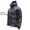 Winter Jacket Men Outdoor Waterproof Warm Coats Male Outwear Mountaineering Fleece Casual Thicken Velvet Jacket Mens