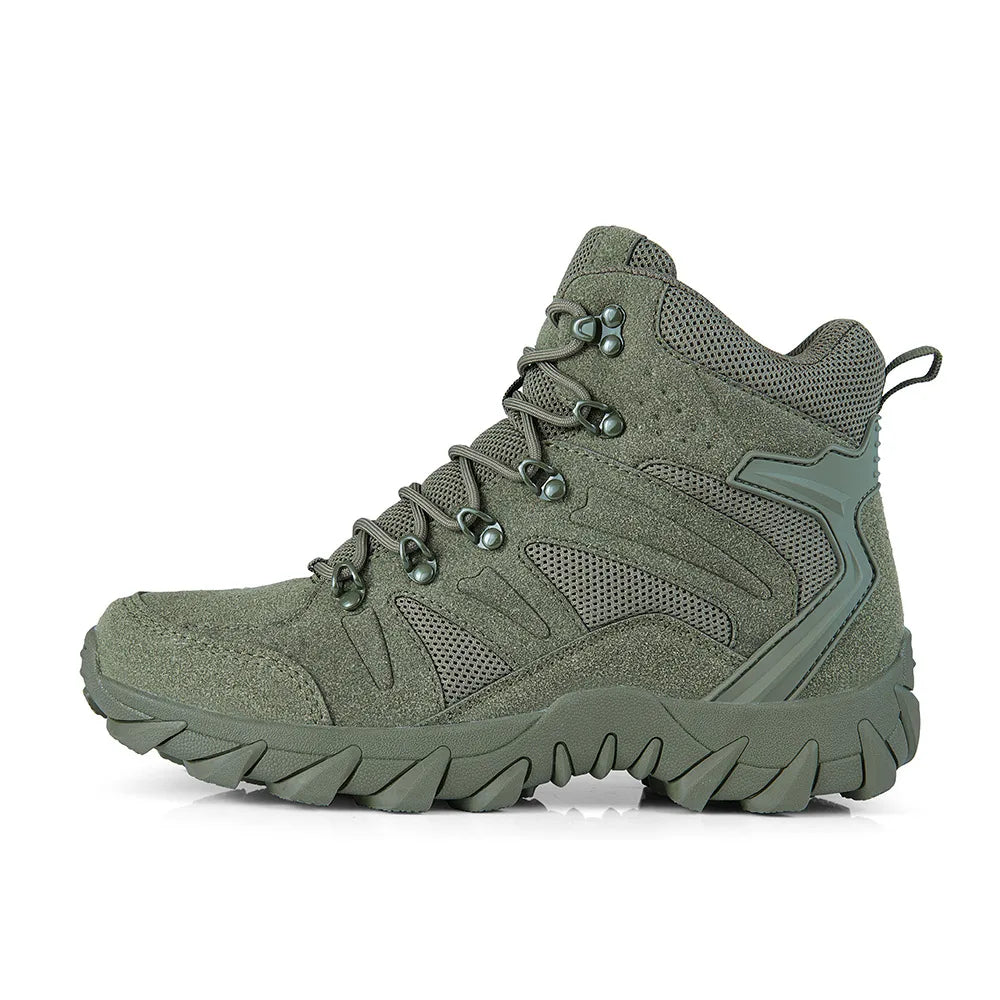 2025 Men's Outdoor Hiking Shoes in Big Size 40-47 Suede Breathable Trekking Sneakers Mountain Boots Anti-Slippery for Autumn