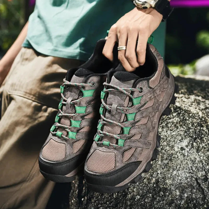 Customized High Climbing Hunting Comfortable Fashion High Quality Sneakers Waterproof Lace-up Training Hiking Shoes