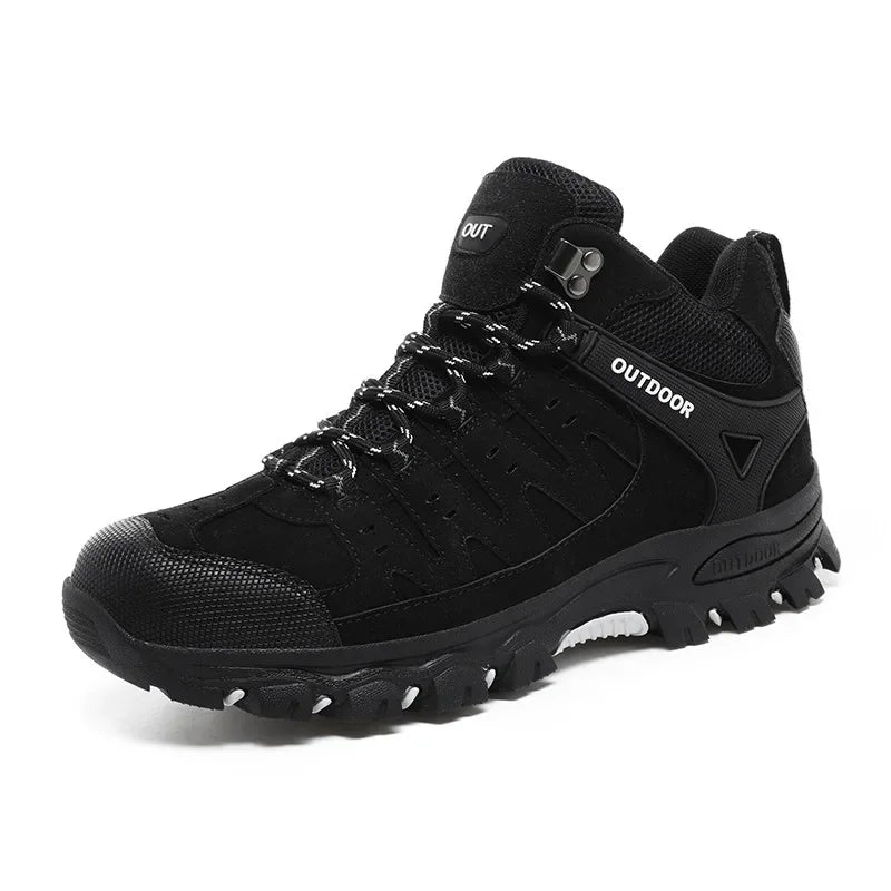 Men's Hiking Boots Comfortable Breathable Mountain Climbing Shoes Fashionable Sports Training Walking Shoes Functional Design