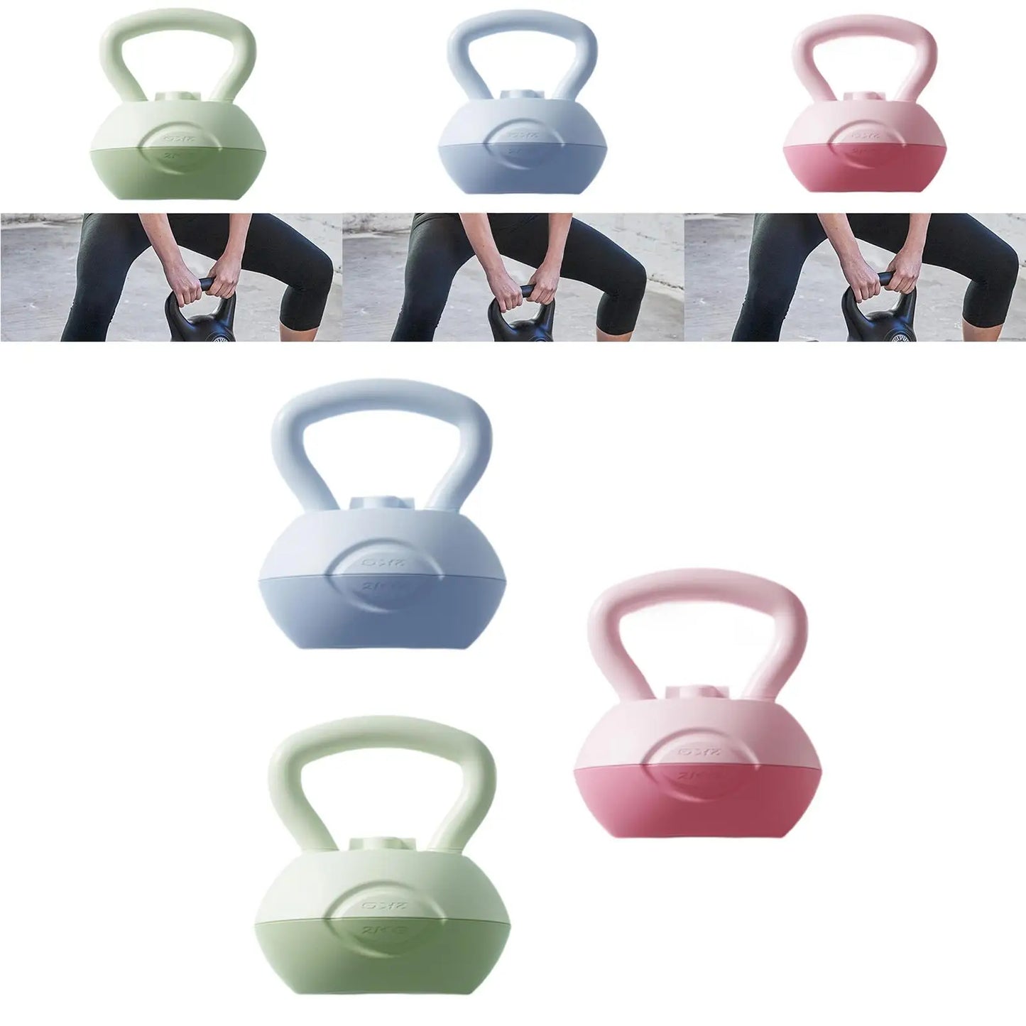 Water Filled Kettlebell Body Exercise Versatile Yoga Fitness Kettlebell