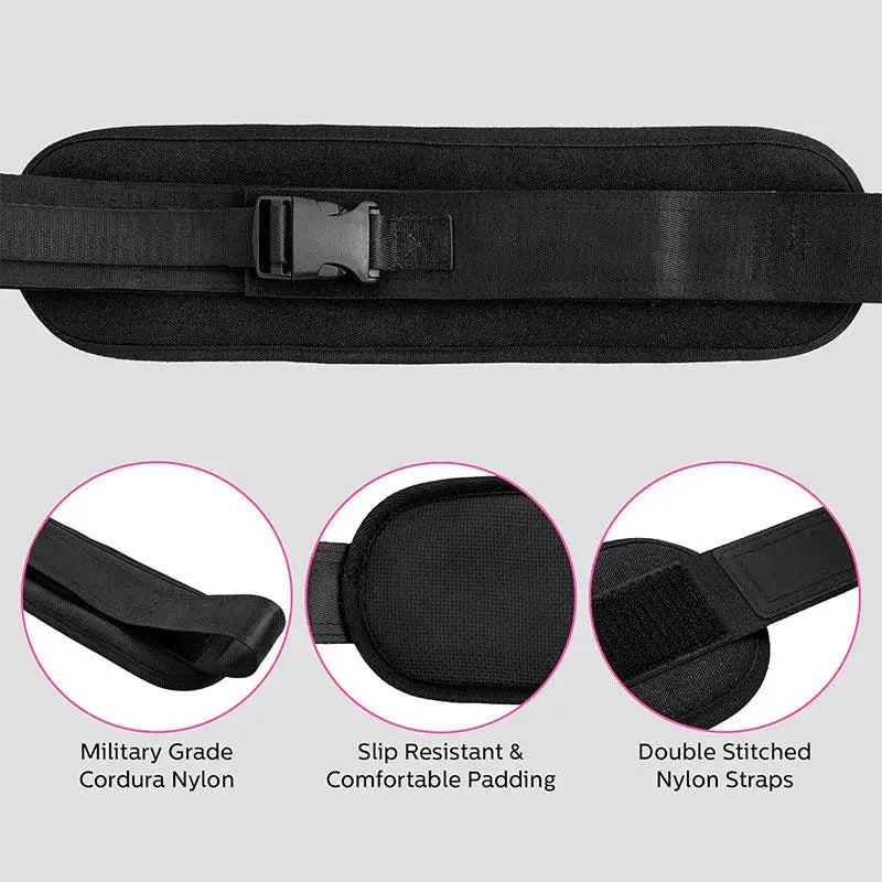 Weight-bearing Belt Weighted Waist Trainer Belt - Adjustable Resistance Ergonomic Design Workout Hip Thrust Hip Training Belt