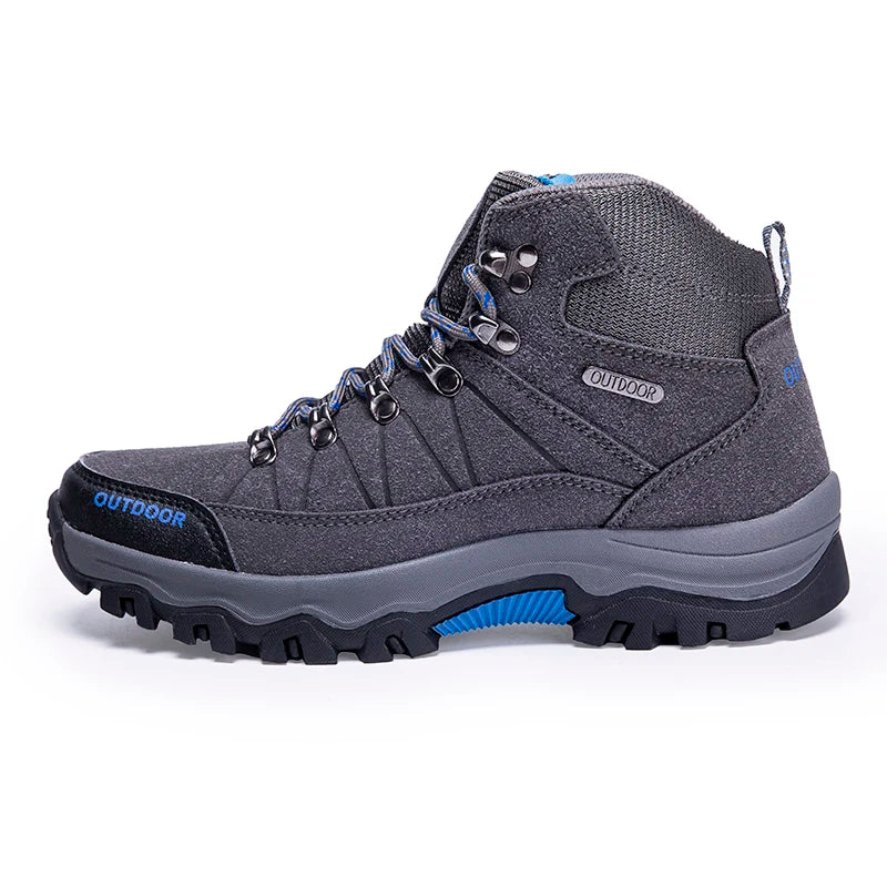 Best Seller Men's High-top Outdoor Climbing Shoes Men Sports Hiking Shoes Waterproof And Anti Slip Sports Shoes Breathable Boots