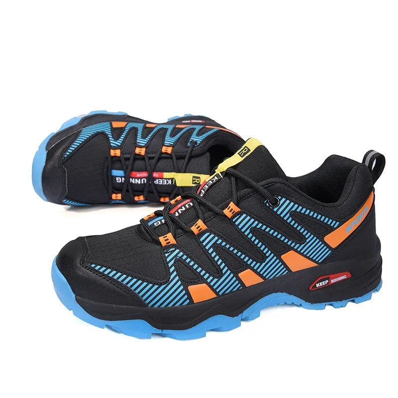 Outdoor Hiking Shoes Men Women Waterproof Trekking Sneakers Lace-up Climbing Trainers Walking Hunting Tactical Boots Big Size 47