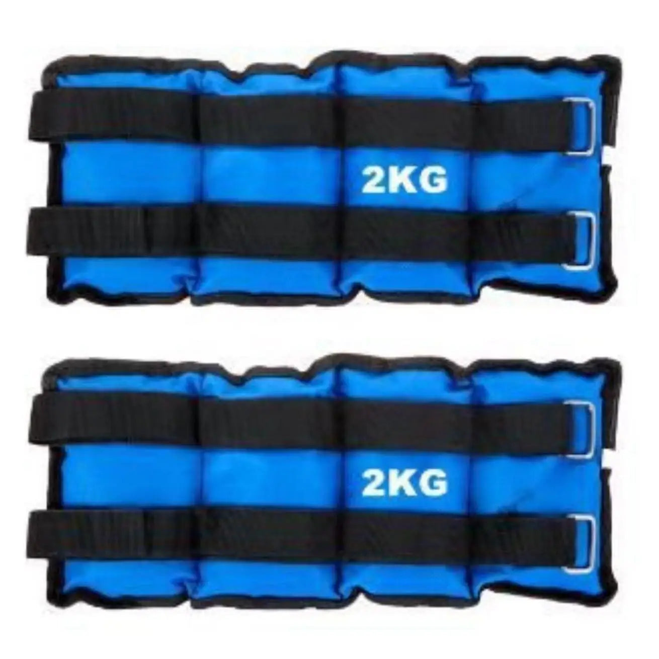 ankle and wrist weights from 1 to 5 kilos, adjustable double strap lasters, for fitness exercise gym training
