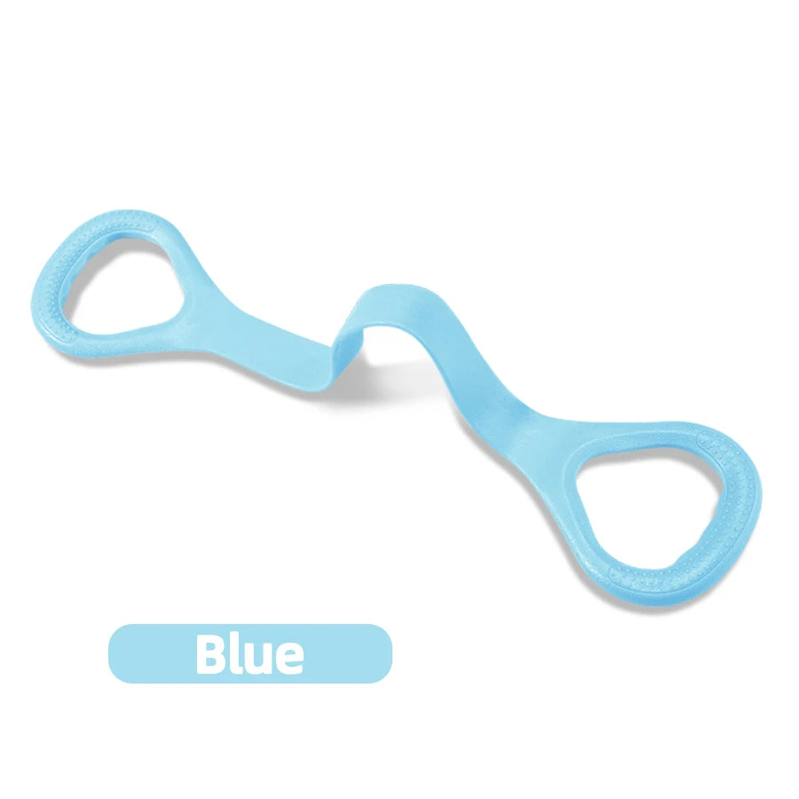 8 Fitness Workout Resistance Band Arm Back Shoulder Exercise Elastic Training Band Yoga Pilates Physical Therapy Equipment