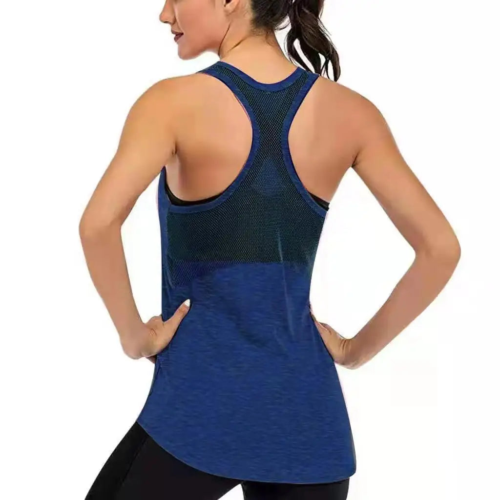 Women Running Shirts Sleeveless Gym Tank Tops Women's Sportswear Quick Dry Breathable Workout Tank Top Yoga Shirt