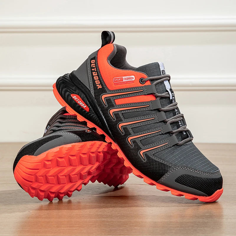 2025 Hiking Shoes Men Non-slip Wear-resistant Outdoor Hiking Sports Shoes Men Camping Mountain Walking Hunting Trainers Sneakers