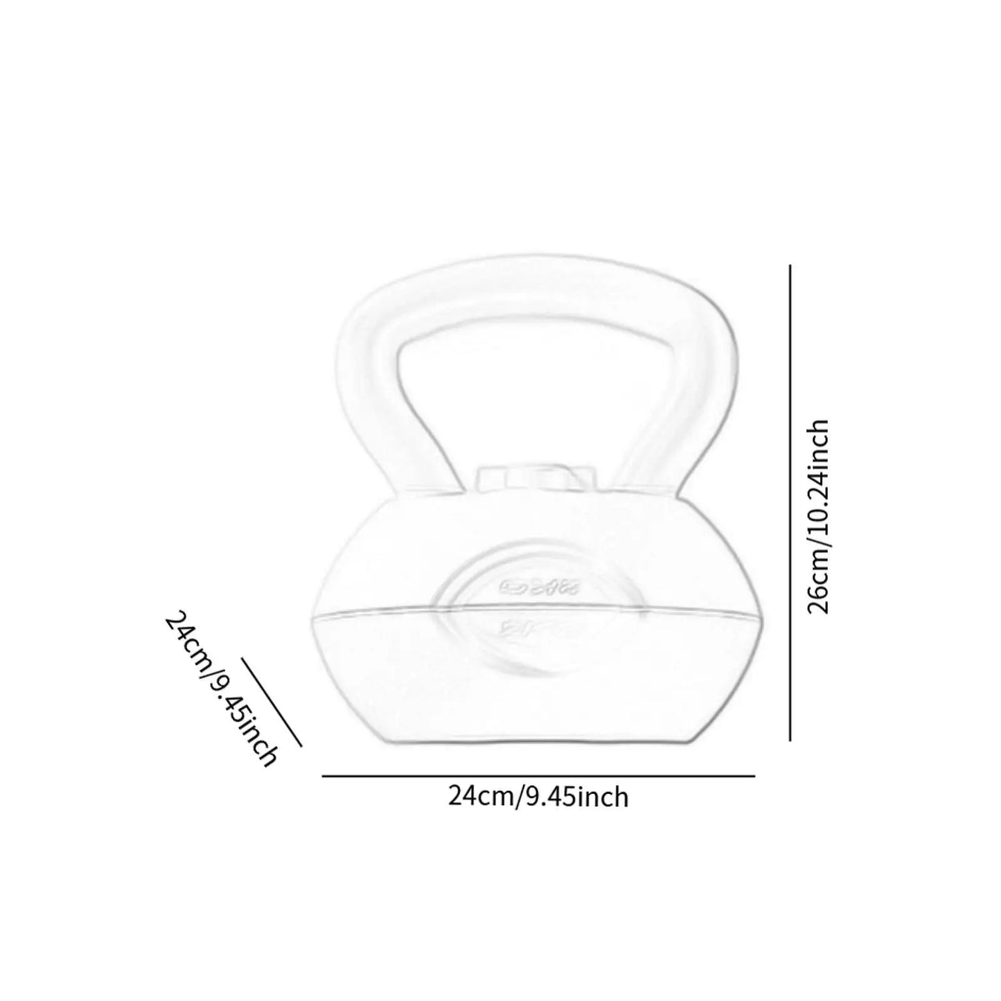Water Filled Kettlebell Body Exercise Versatile Yoga Fitness Kettlebell
