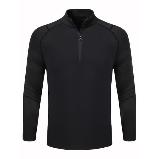 Men's Workout Long-sleeved T-shirt Spring Fall Gym Running Sports Men T-shirt Fitness Sports Tight Outdoor Tops for Men Clothes