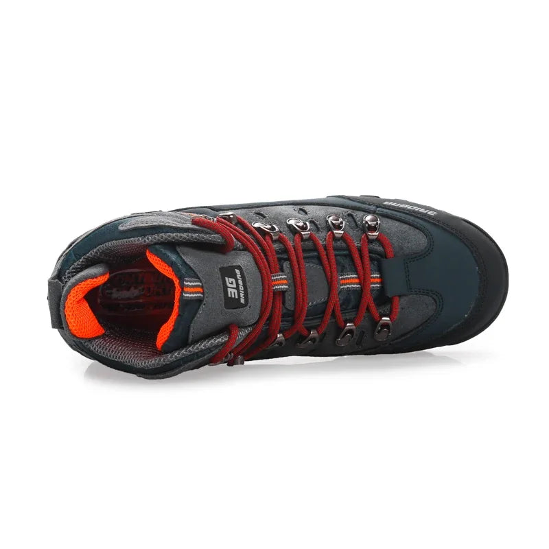 Hiking Shoes Men Winter Mountain Climbing Trekking Boots High Quality Outdoor Fashion Casual Snow Boots Non-slip Luxus Shoes