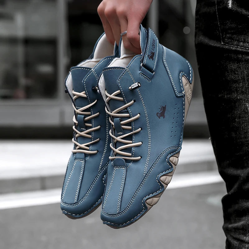 Outdoor Hiking Shoes with Wear-resistant High Top Design Sports Shoes with Comfortable Foot Feel Casual Life 2025 White Boots