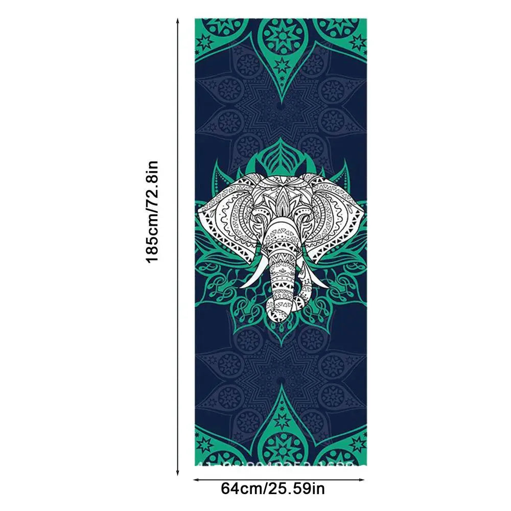 Yoga Towel Mat Sized Active Dry Non-slip Travel Beach Towel Microfiber Sweat Absorbent BeachEssentials For Hot Yoga Pilates