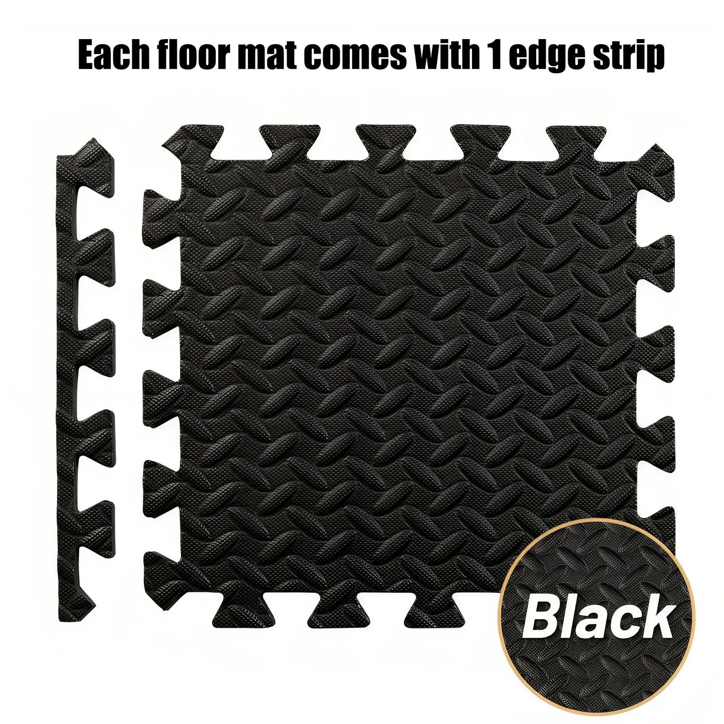 12PCS Gym Foam Mat EVA Leaf Grain Floor Mats Yoga Fitness Non-Slip Thicken Shock Sports Protection Mat 30*30cm