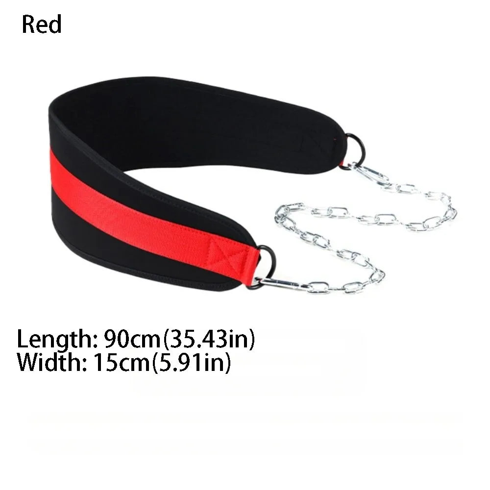 Gym Equipment With Chain Pull-up Belt Weight Lifting Workout Belt Weighted Dip Belt Fitness Equipment Dip Belt Home Gym
