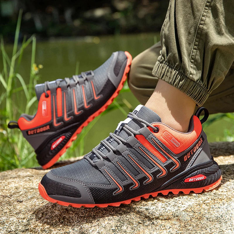 2025 Hiking Shoes Men Non-slip Wear-resistant Outdoor Hiking Sports Shoes Men Camping Mountain Walking Hunting Trainers Sneakers