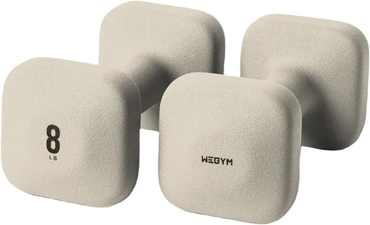 Dumbbells Anti Slip Anti Roll Thick Handles Free Weights Square Dumbbells for Secure Workouts at Home Weightlifting and Personal