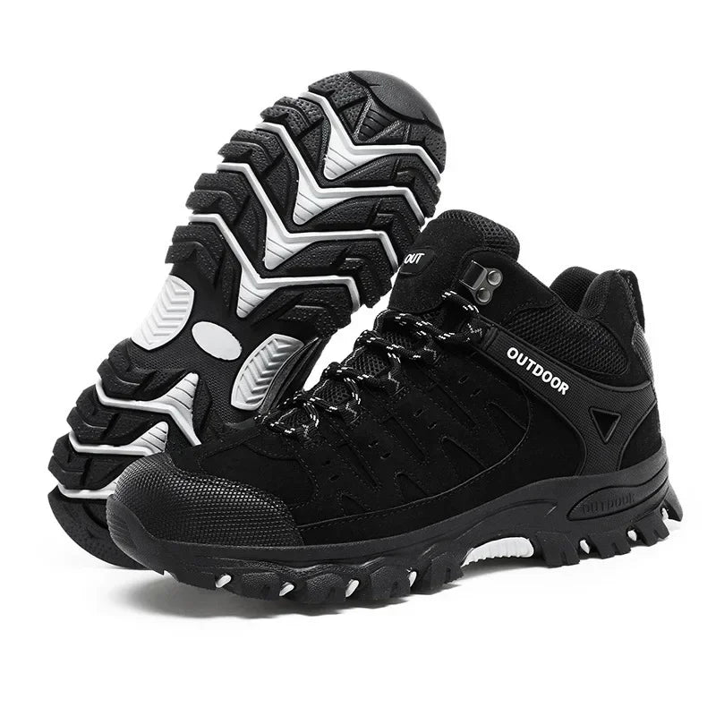 Men's Hiking Boots Comfortable Breathable Mountain Climbing Shoes Fashionable Sports Training Walking Shoes Functional Design