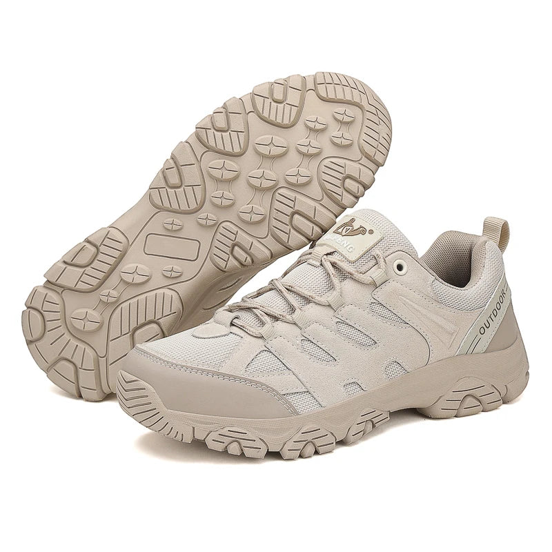 Best Seller Men's High-top Outdoor Climbing Shoes Men Sports Hiking Shoes Waterproof And Anti Slip Sports Shoes Breathable Boots