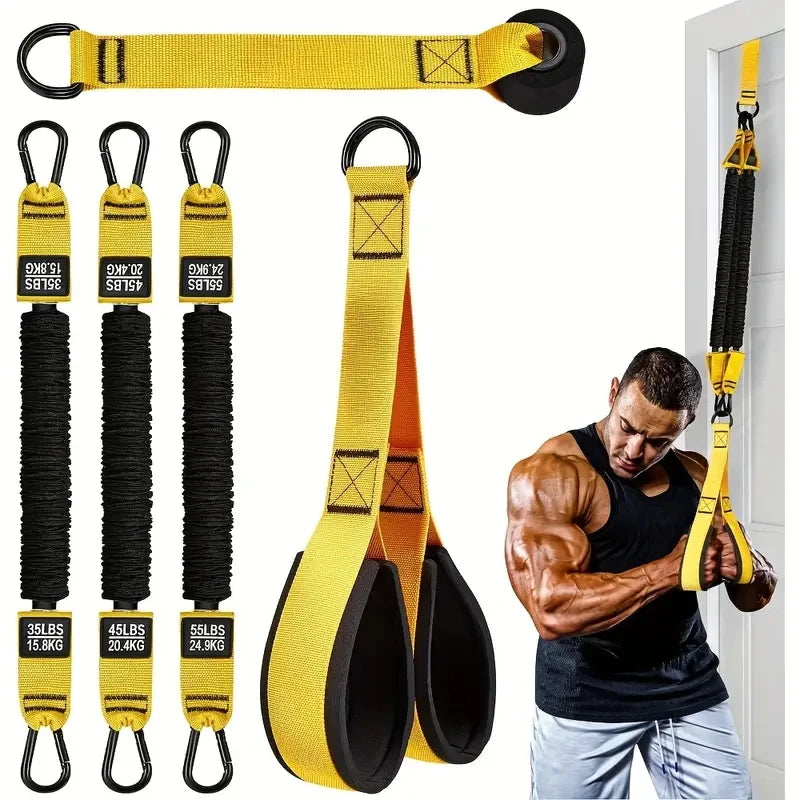 Sports Assistance Belt Fitness Home Equipment Indoor Tension Rope Elastic Rope Auxiliary Belt Puller Elastic Belt