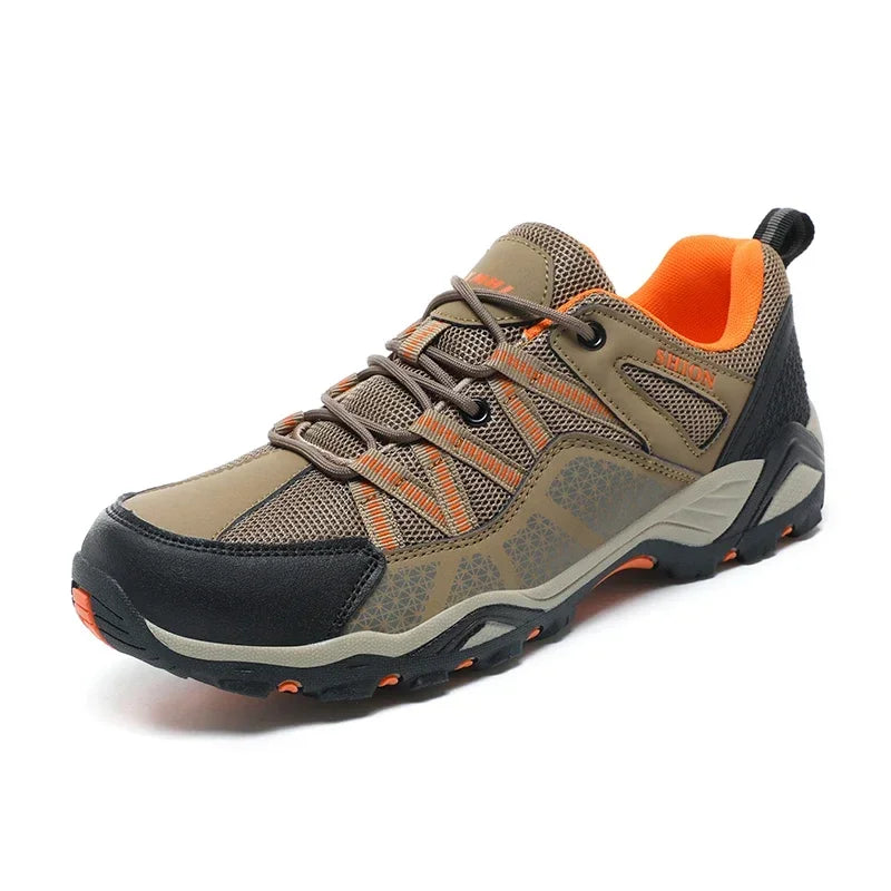 Outdoor Waterproof Hunting Fishing Shoes Mountain Off-Road Riding Sports Shoe Hiking Shoes Men Mesh Breathable Travel Shoe Tênis