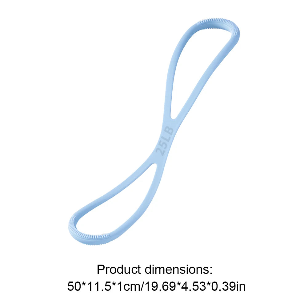 Figure 8 Fitness Resistance Band Fitness Pulling Rope Shoulder Stretch Band for Home Chest Arm Exercise